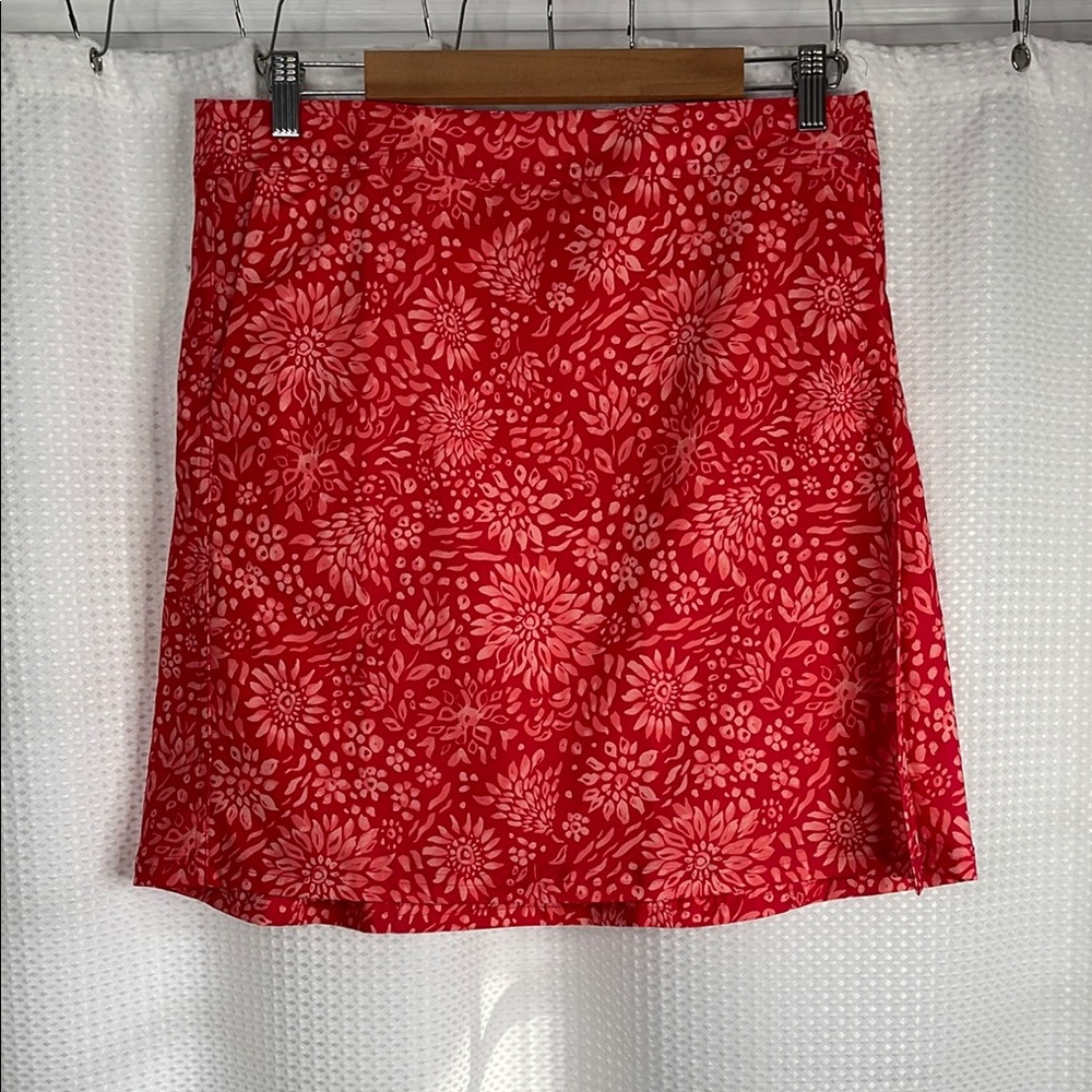 Rip Skirt Hawaii Wrap Skirt Length 2 Dahlia Teaberry Water Repellant Sz M